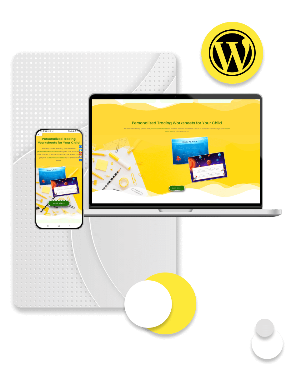 website on wordpress